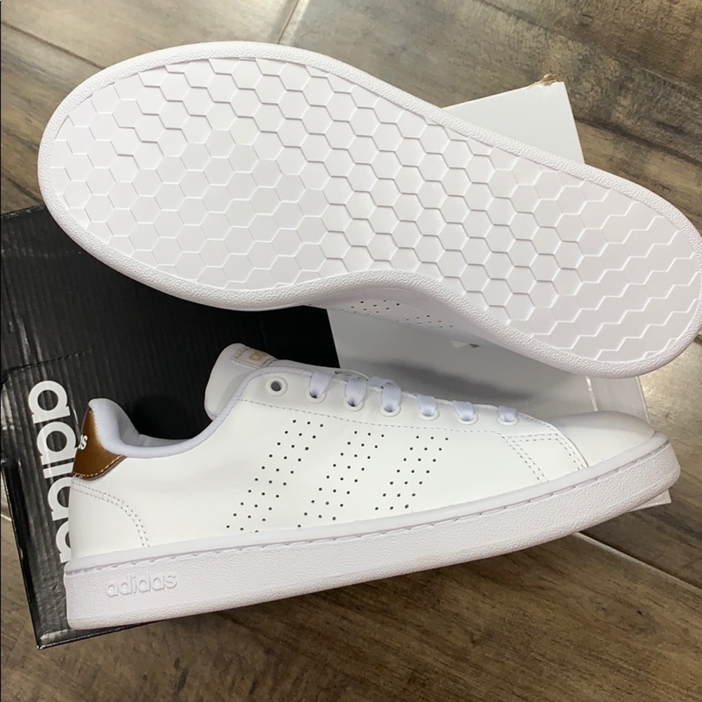 ADIDAS ADVANTAGE WMNS White/gold - Picture 11 of 16